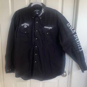 Vintage Limited Edition Wrangler, Jack Daniels Western/Rodeo Shirt Size XL